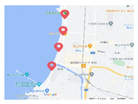 館山市地図